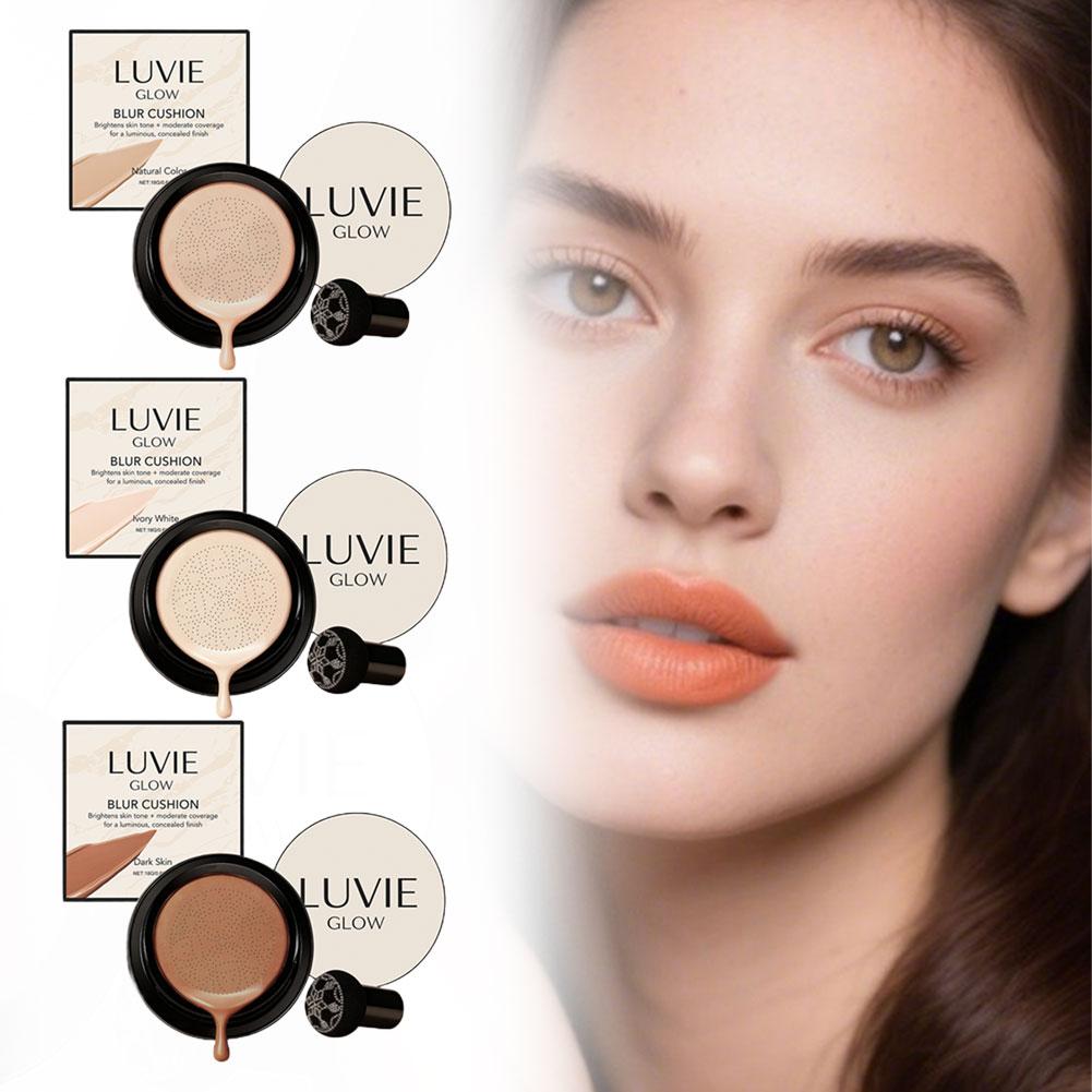 LUVIE GLOW Mushroom Head Cushi - đánh giá và giá Bb Cushion Korean