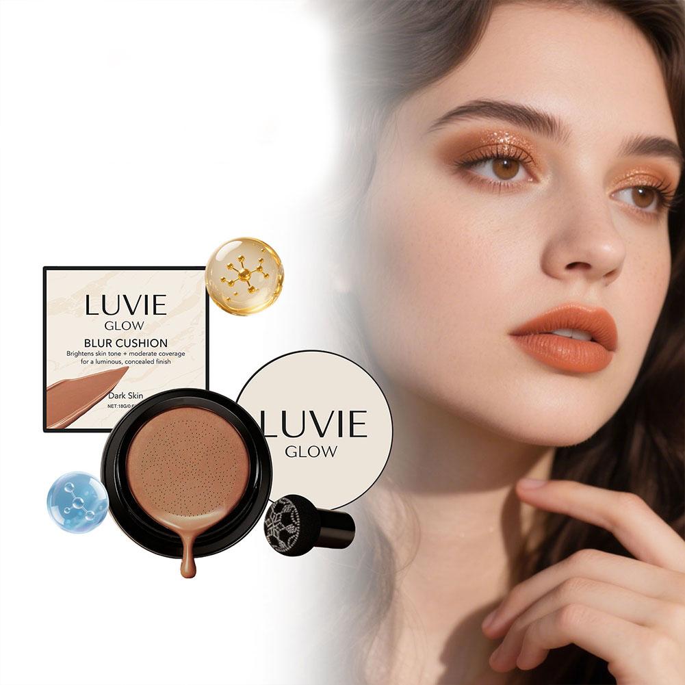 LUVIE GLOW Mushroom Head Cushi - đánh giá và giá Bb Cushion Korean
