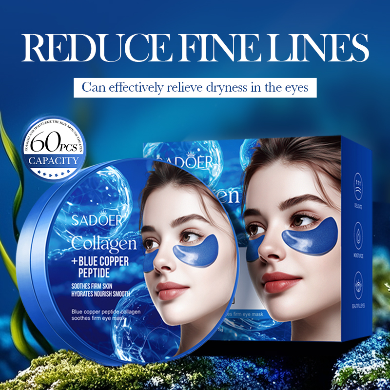60pcs SADOER Caffeine Crystal  - đánh giá và giá Sheet Mask Collagen